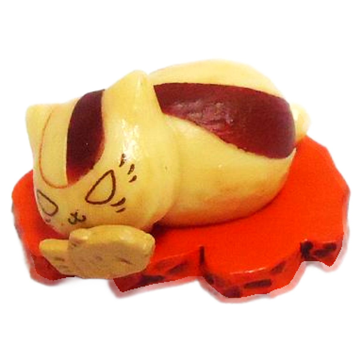 Bear Figurine-Style Nyanko-sensei Natsume's Book of Friends Nyanko-sensei Wood Carving Style Collection [USED]