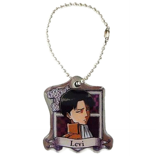 Attack on Titan Levi 3 Plate Keychains [USED]