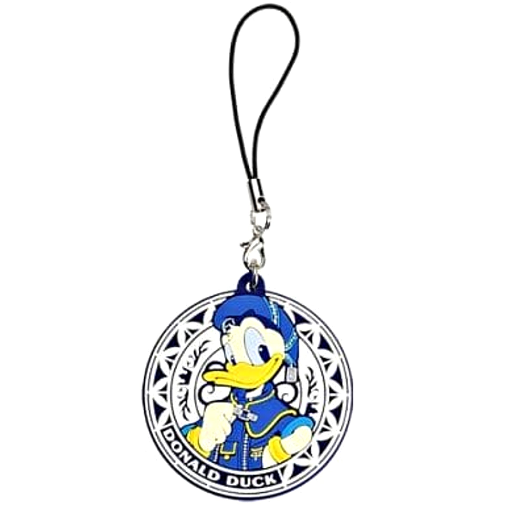 Kingdom Hearts Donald Duck Trading Rubber Strap Keychains [USED]