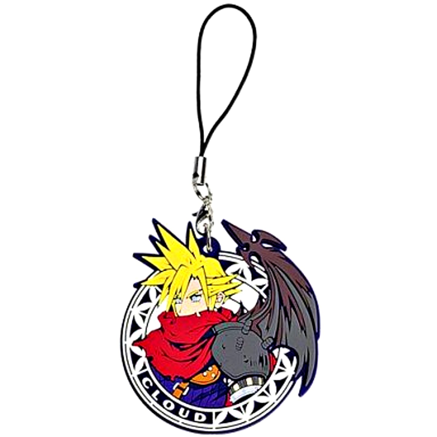 Cloud Kingdom Hearts Trading Rubber Strap [USED]
