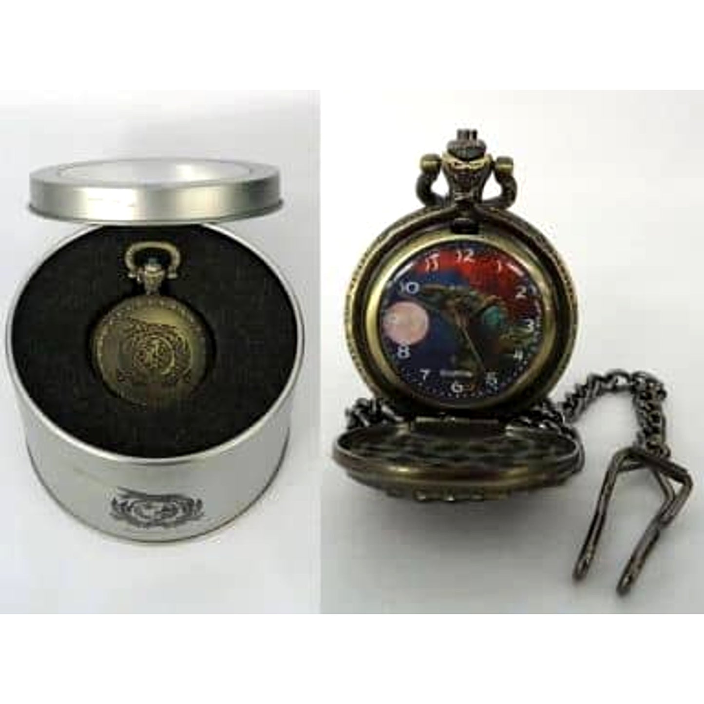 Monster Hunter Portable 3rd Gold Zinogre Pocket Watch [USED]