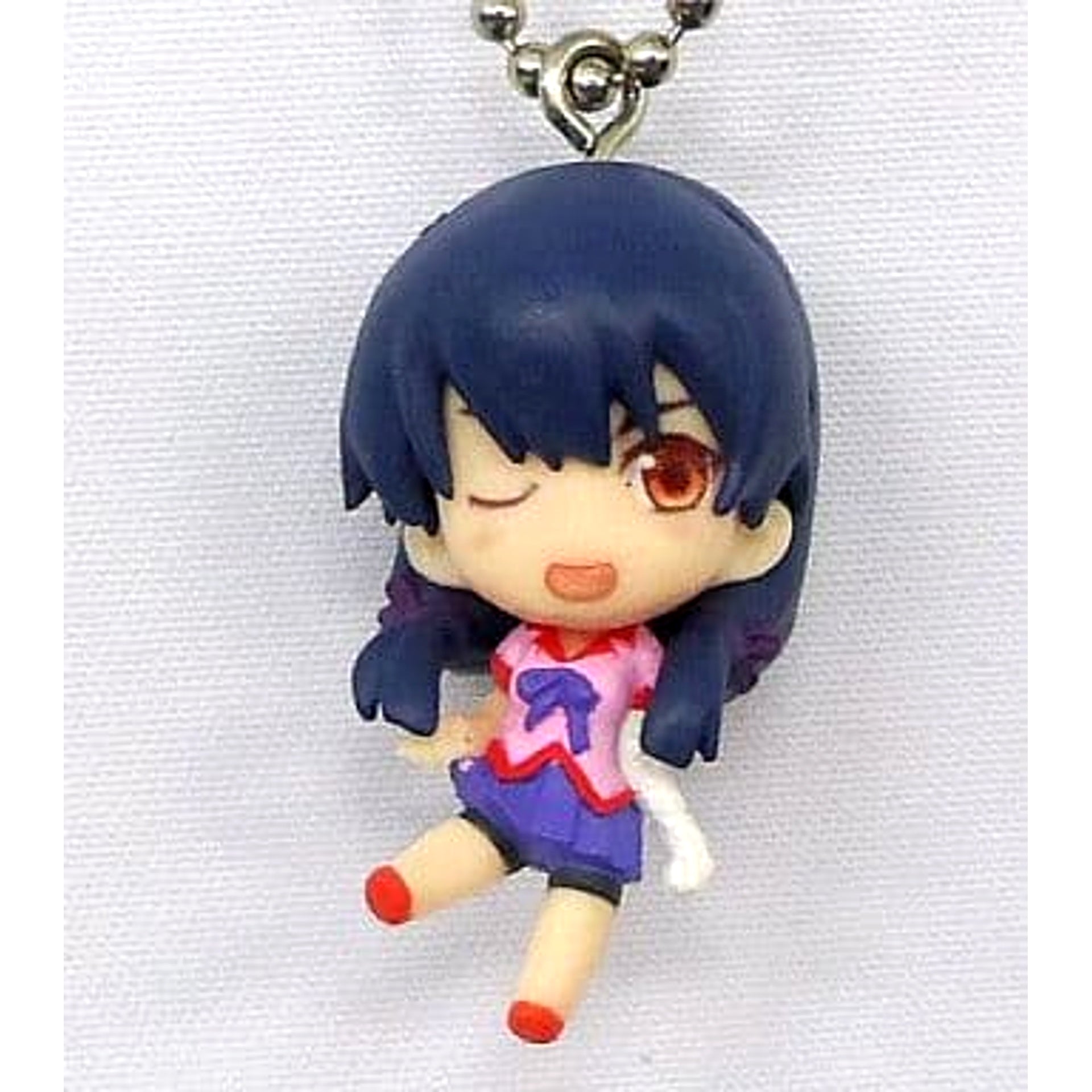 Monogatari Second Season Suruga Kanbaru Monogatari Series Swing 01 Keychains [USED]