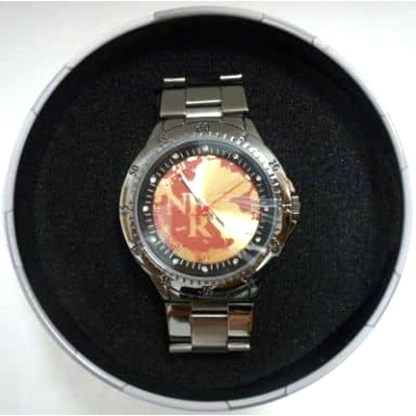 Evangelion New Theatrical Edition NERV Gold Premium Metal Wristwatch [USED]