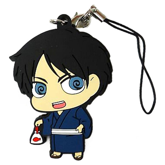 Ellen Yeager Yukata Ver. Attack on Titan Rubber Charm Kyoto International Manga Anime Fair 2013 Limited Key Chain [USED]