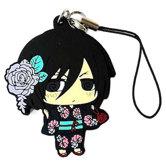 Mikasa Ackerman Yukata Ver. Attack on Titan Kyomaf Commemoration Rubber Charm Kyoto International Manga Anime Fair 2013 Limited Rubber Strap Set Included Items Key Chain [USED]