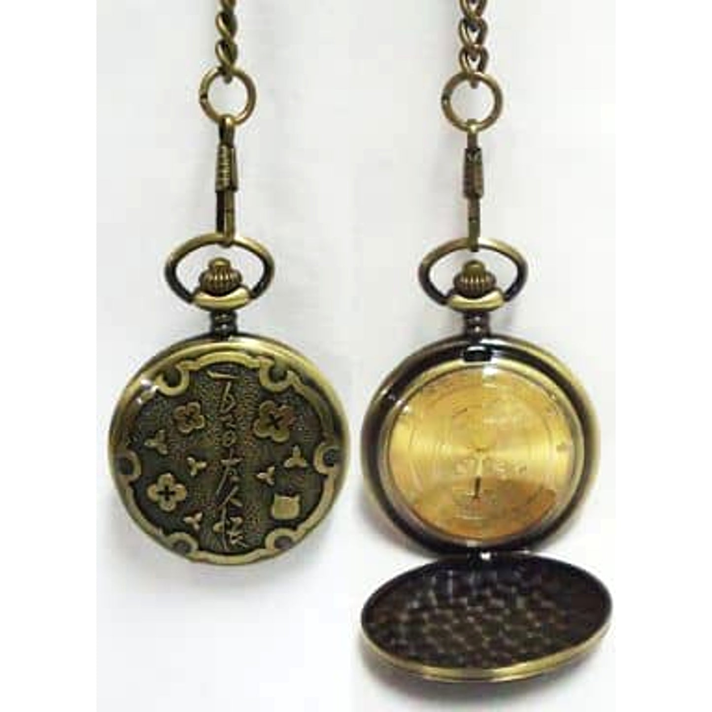 Natsume's Book of Friends Nyanko-sensei C Gold Dial Pocket Watch [USED]