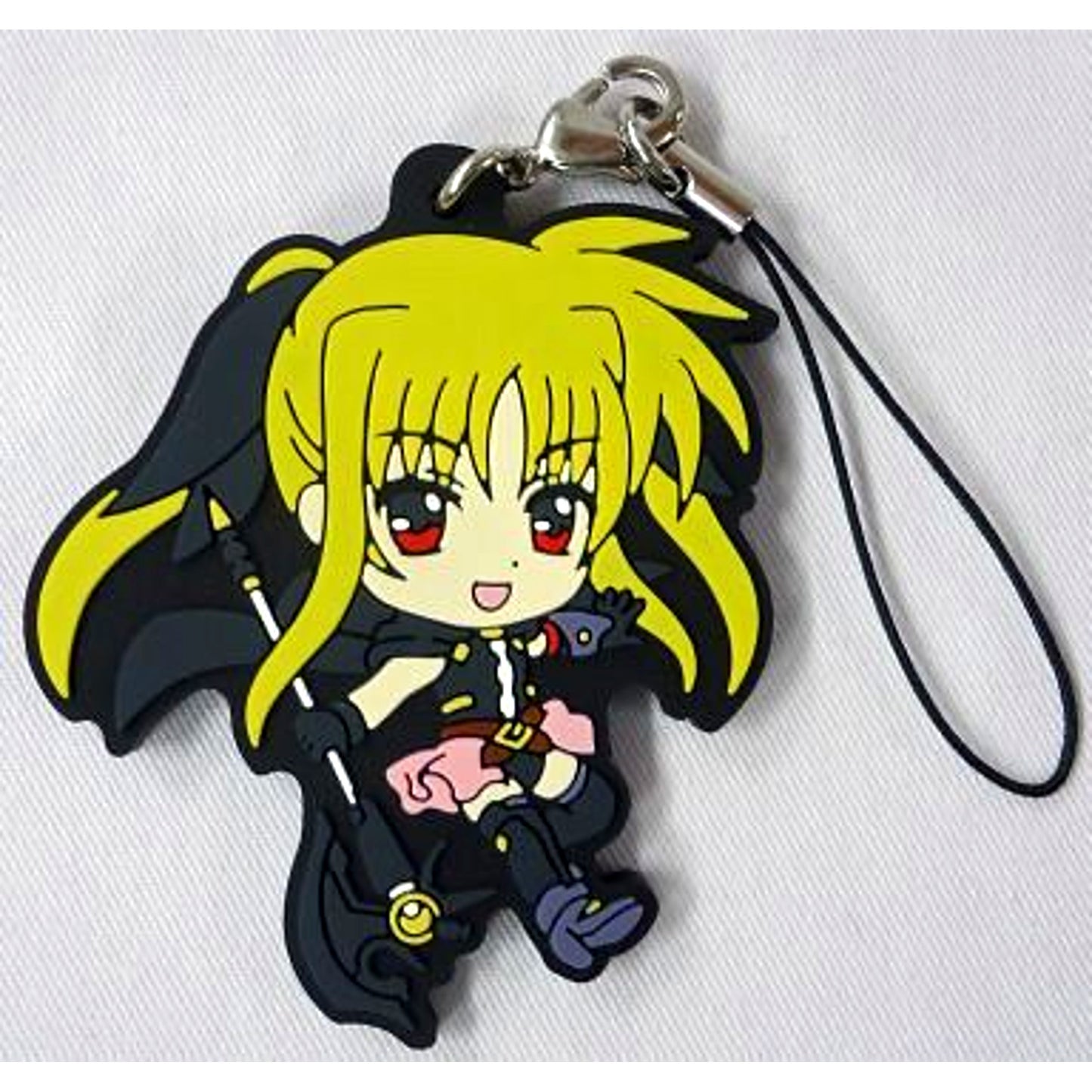 Fate Testarossa Barrier Jacket I Prize Rubber Strap Ichiban Kuji Magical Girl Lyrical Nanoha INNOCENT [USED]