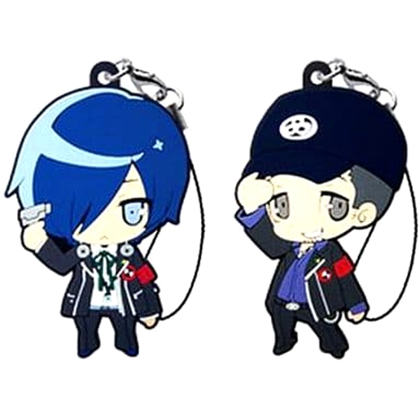 Persona 3 The Movie: #1 Spring of Birth Makoto Yuki Happy Kuji Rubber Strap Set Prize F Keychains [USED]