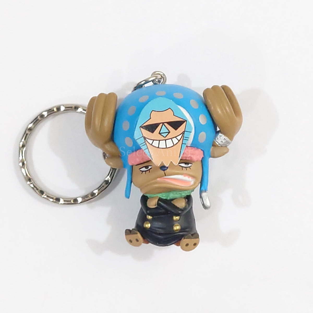 One Piece Tony Tony Chopper Franky Ver. Chibi Figure Keychain Punk Hazard Vol.2 Keychains [USED]