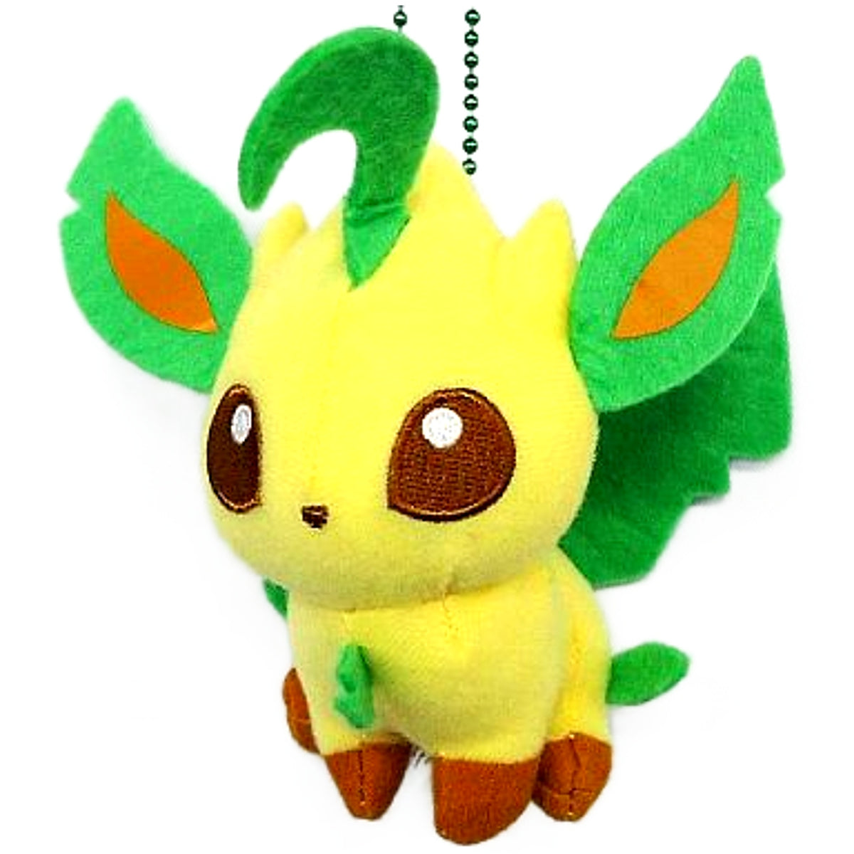 Leafeon Doll Pokemon Mascot Pokemon Center Limited Key Chain [USED]