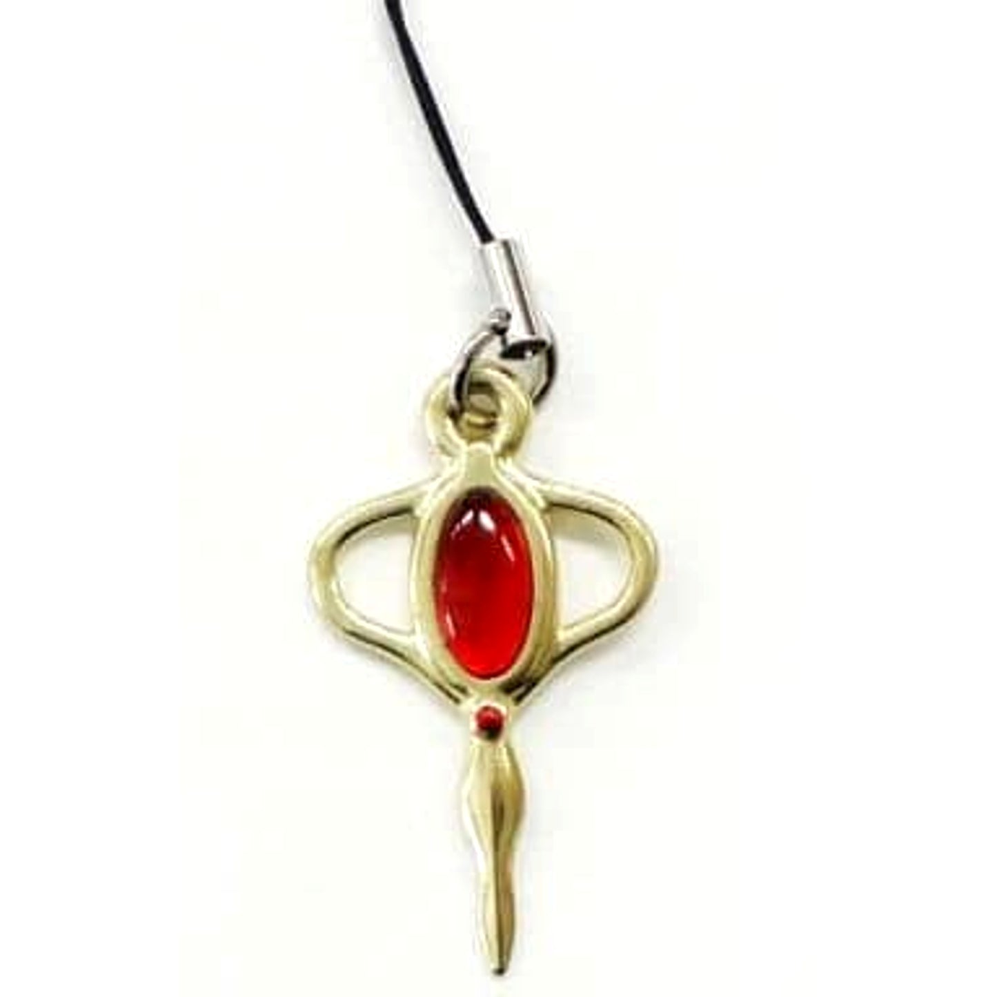 Puella Magi Madoka Magica Kyoko Sakura Brooch Ver. Soul Gem Strap Best Keychains [USED]
