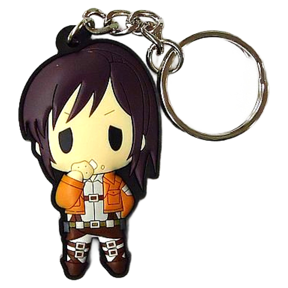 Attack on Titan Sasha Blouse D4 Rubber Keychain Collection Vol.1 Keychains [USED]