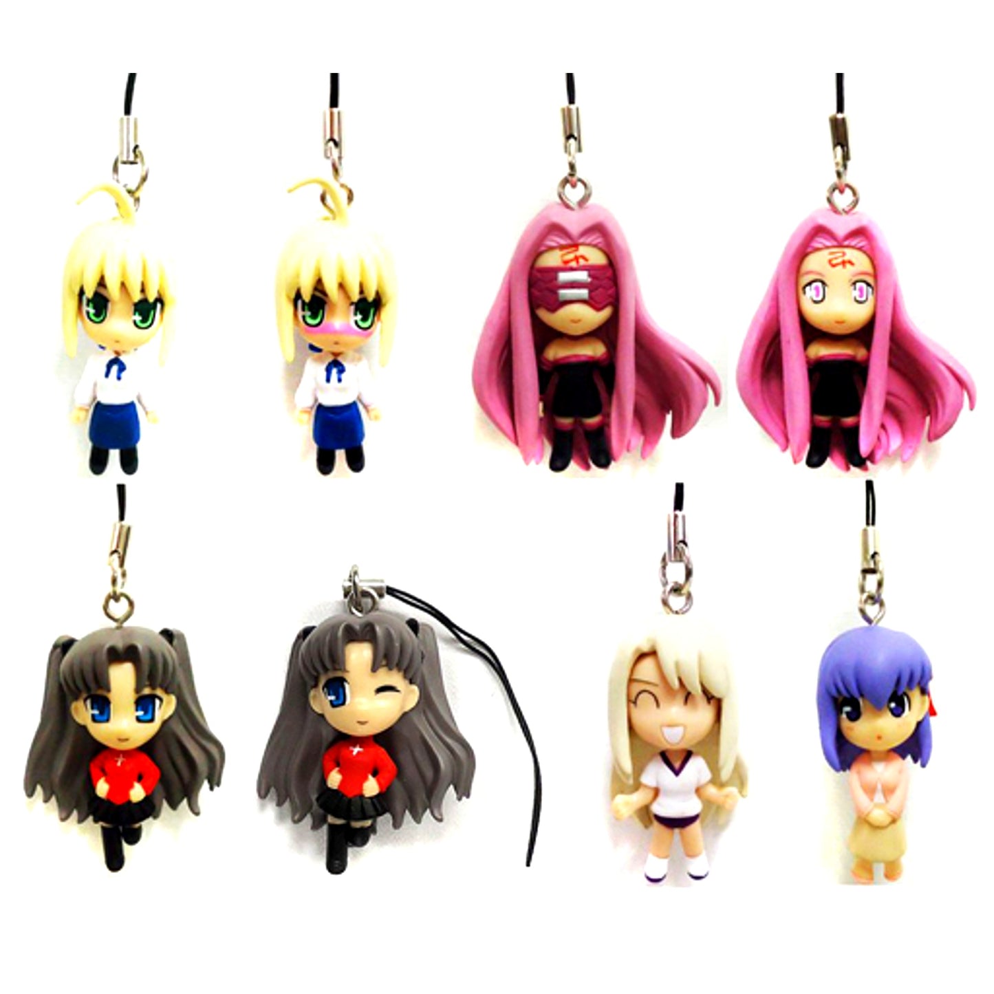 Set of 8 Fate/stay night Fate Swing [USED]