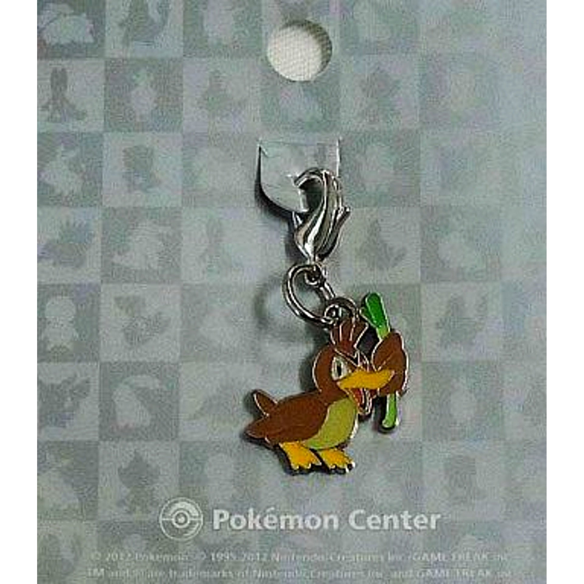 083 Farfetch'd Pokemon National Pokedex Metal Charm Pokemon Center Ltd [USED]