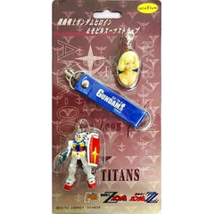 A. RX-78-2 Gundam & Sayla Mass Mobile Suit Z Gundam Heroine & Mobile Suit Strap [USED]