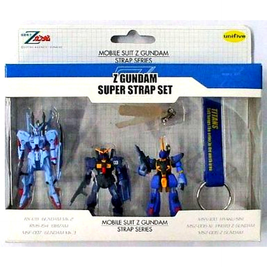 Gundam Mk-II Titans Color & Gundam Mk-III & Barzam Mobile Suit Z Gundam Super Strap Set [USED]