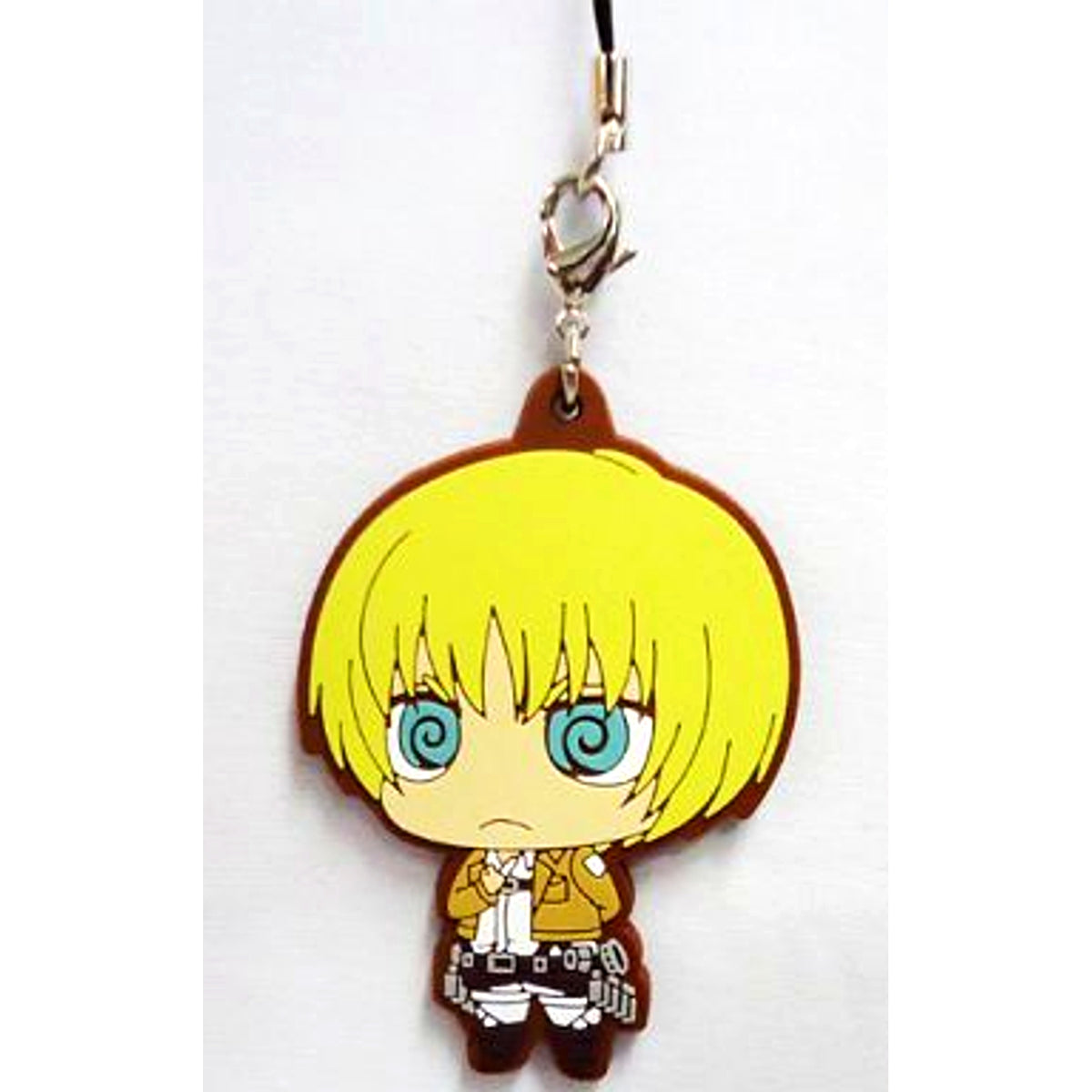 Armin Arlert Prize H Attack on Titan Wings of Freedom Ichiban Kuji Chimi Chara Rubber Strap [USED]