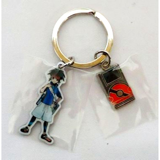 Protagonist Boy Pokemon Black 2 White 2 Metal Keychain Pokemon Center Ltd [USED]