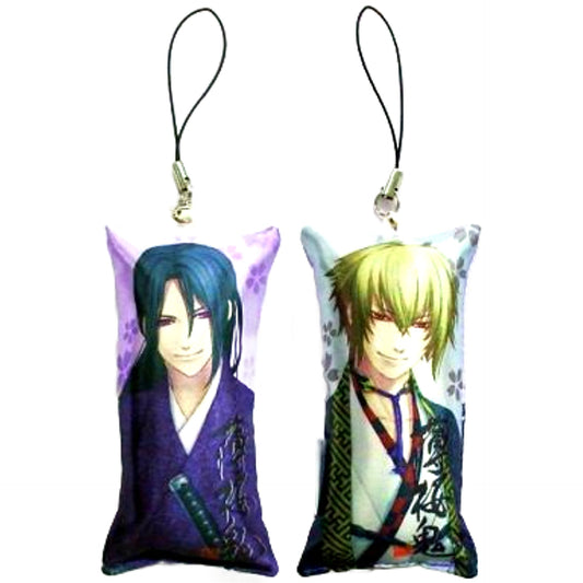 Hakuouki Toshizo Hijikata Chikage Kazama Mini Pillow Mascot Otomate Store in Ito-Yokado Limited Mascot [USED]