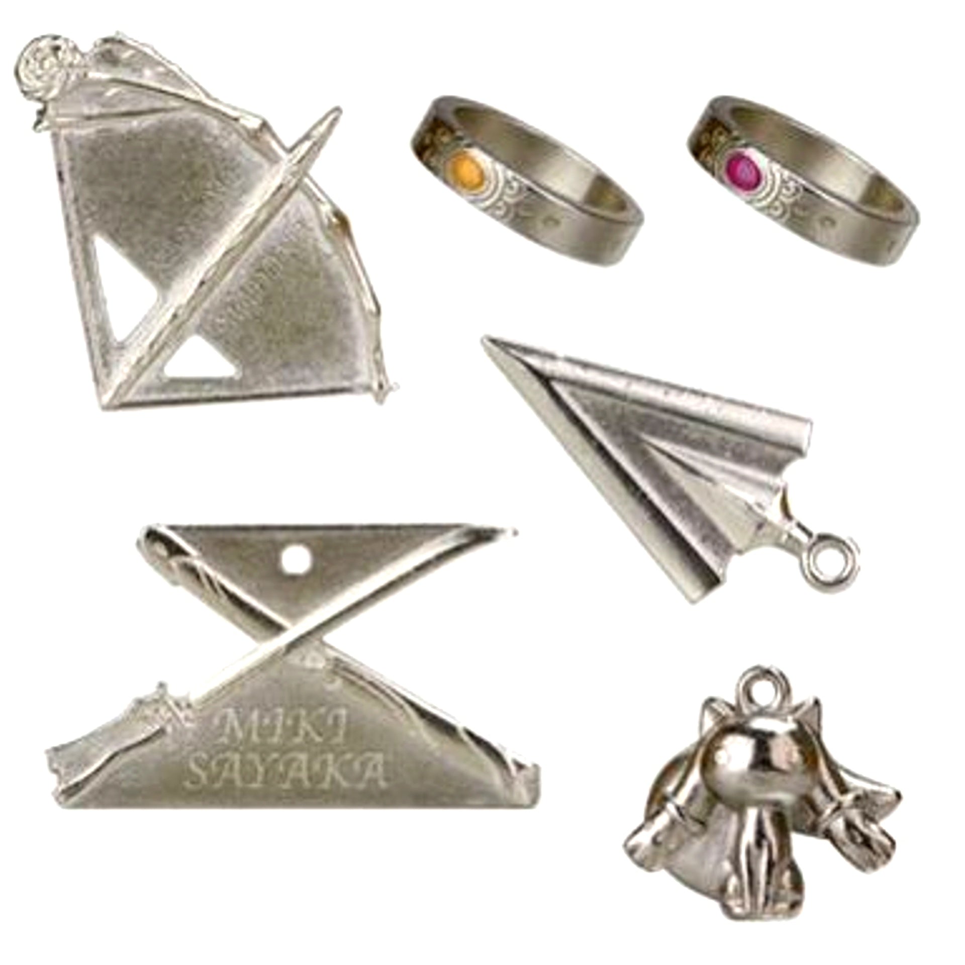 Set of 6 Puella Magi Madoka Magica Metal Charm Selection [USED]