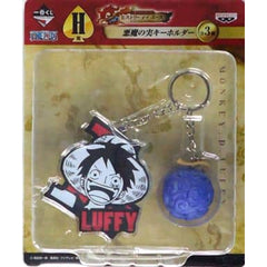 One Piece Monkey D. Luffy Ichiban Kuji History Of Ace Devil Fruit Keychain Prize H Keychains [USED]