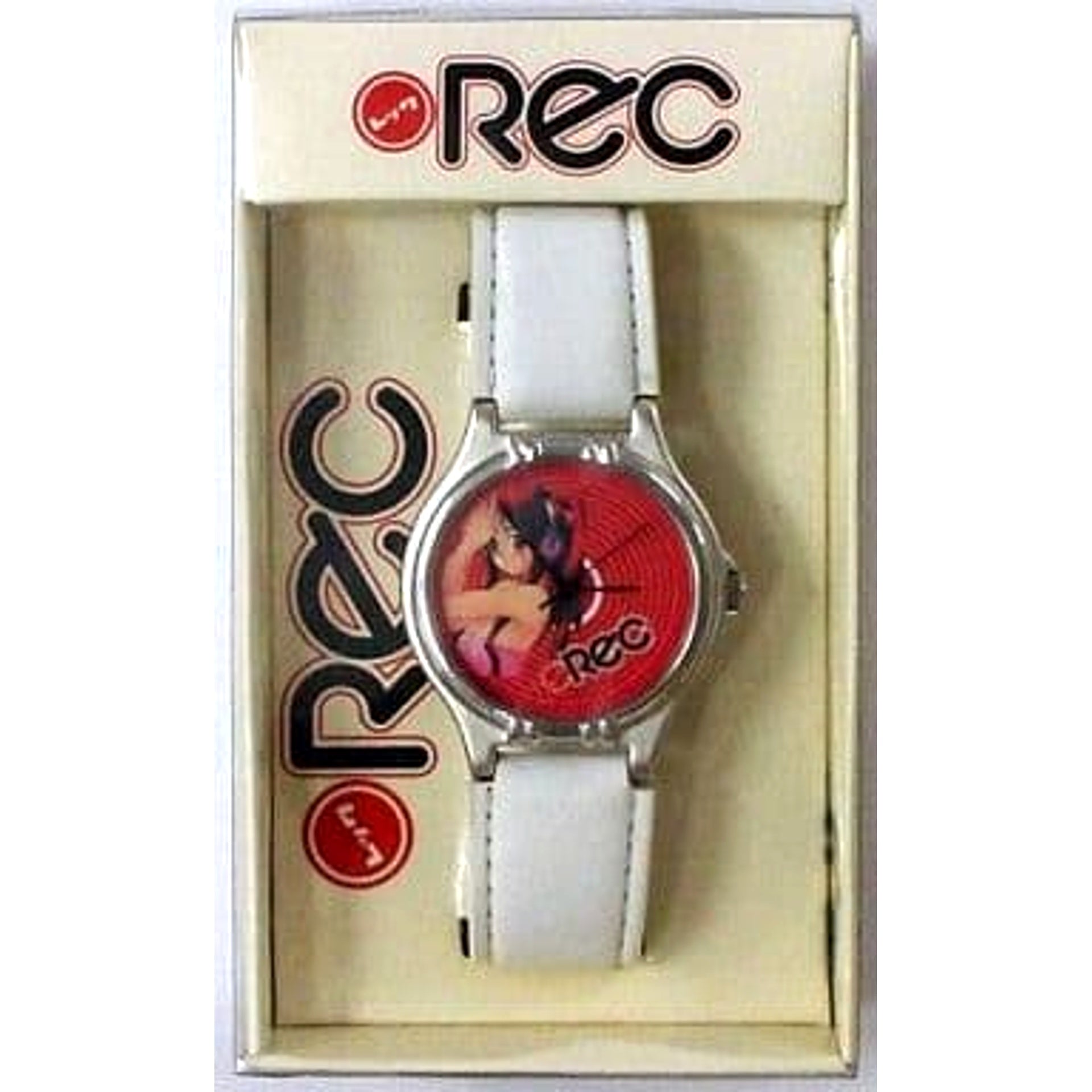 REC Aka Onda Red Background Wristwatch [USED]
