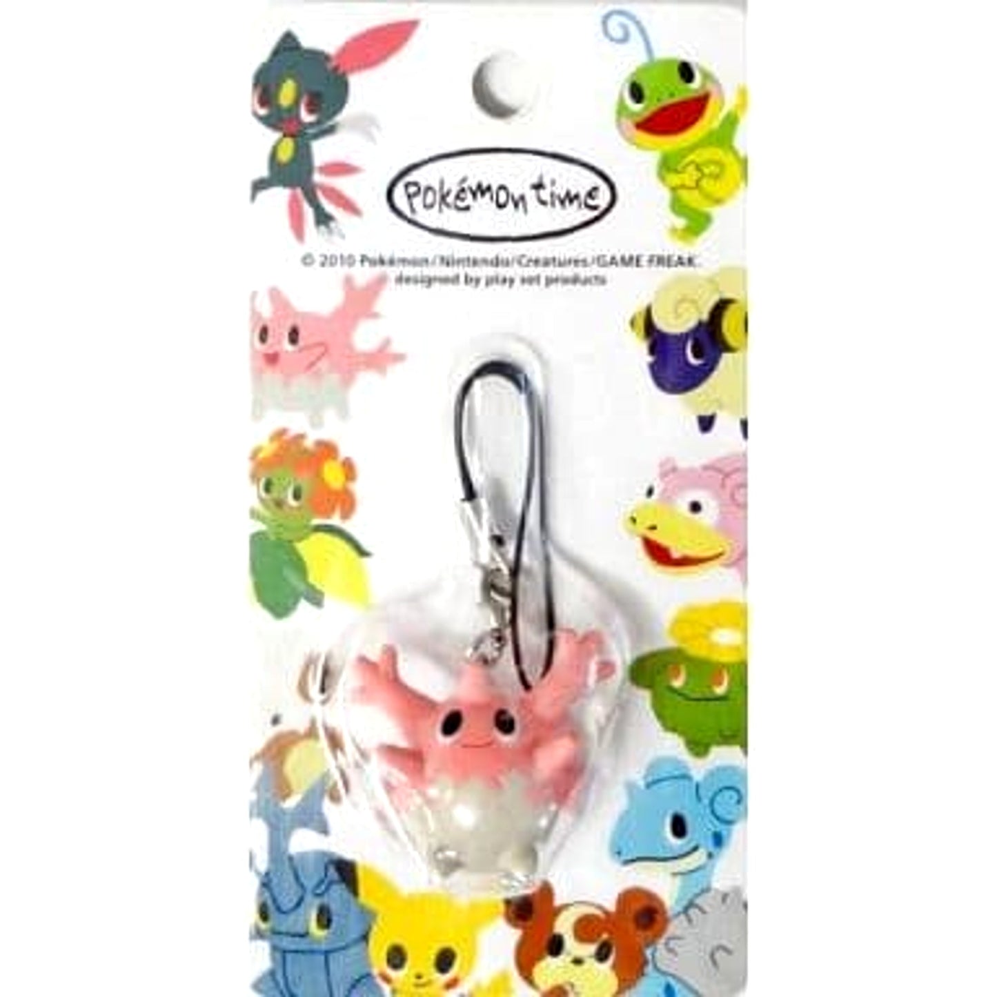 Pokemon Corsola Strap Pokemon Time Pokemon Center Limited Keychains [USED]