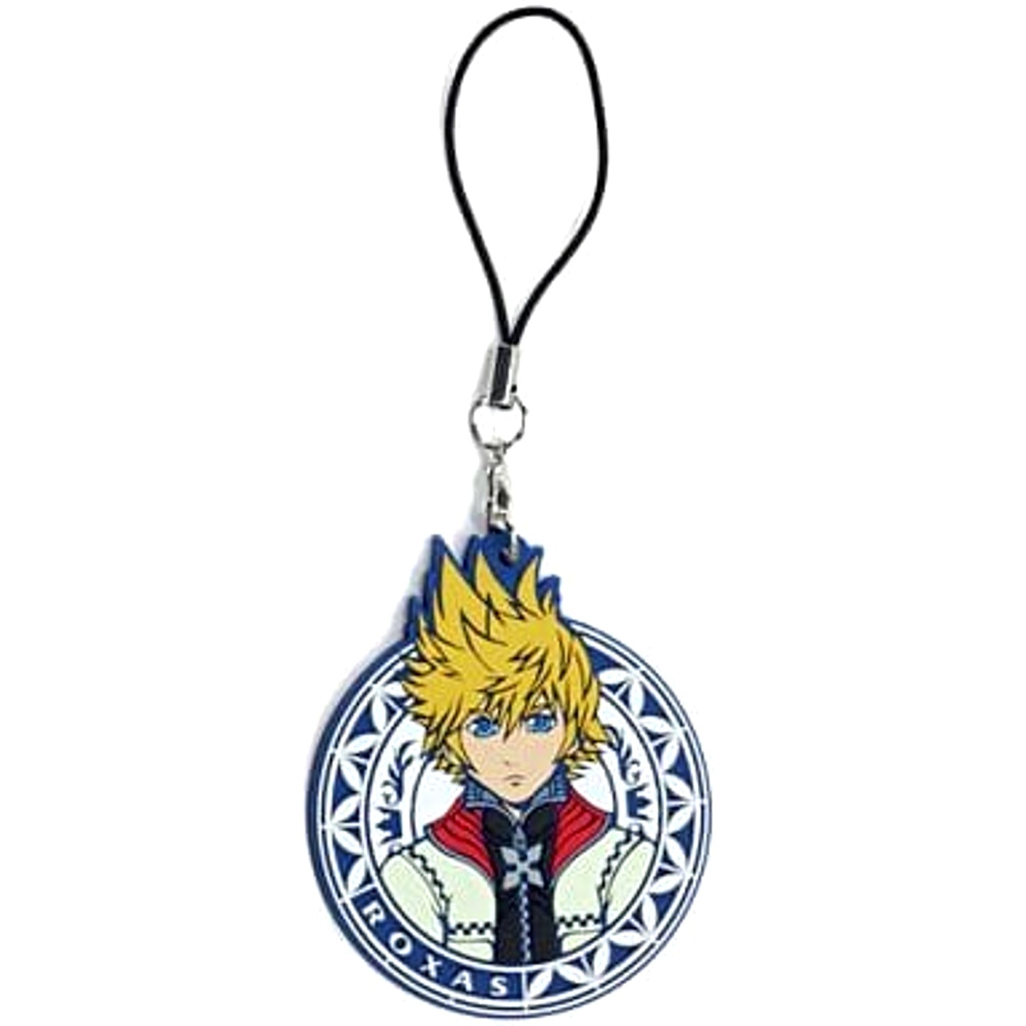 KINGDOM HEARTS II Roxas Trading Rubber Strap Keychains [USED]