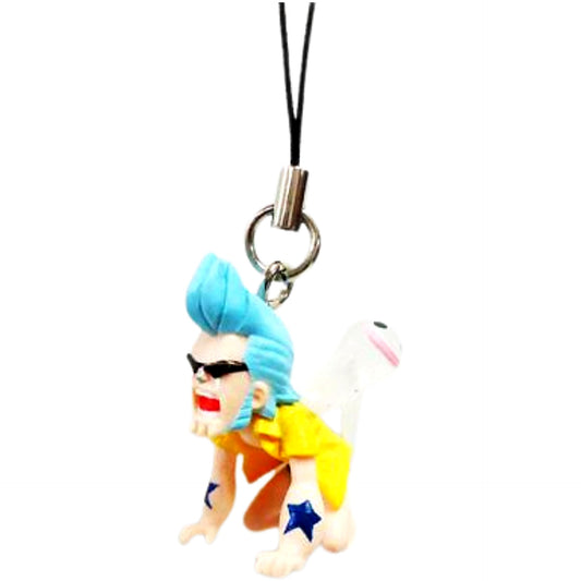 One Piece Franky Negative Strap 2 Keychains [USED]