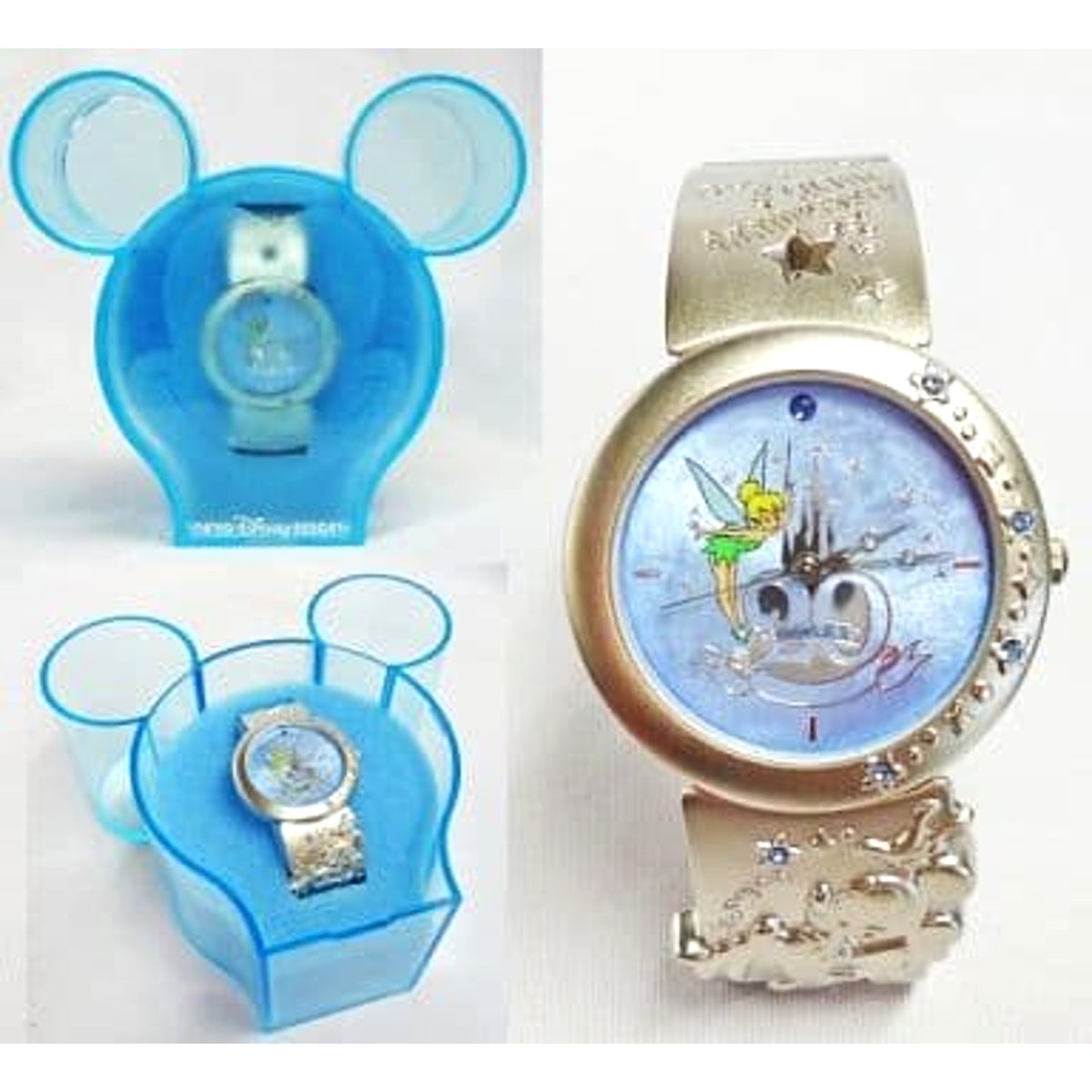 Peter Pan Tinker Bell Wristwatch Tokyo Disneyland 20th Anniversary Campaign Item [USED]