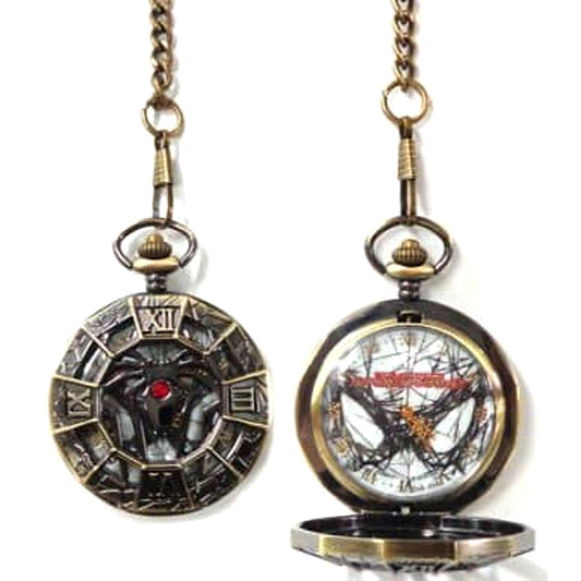 The Amazing Spider-Man 2 Gold Premium Rhinestone Relief Dodecagonal Pocket Watch [USED]