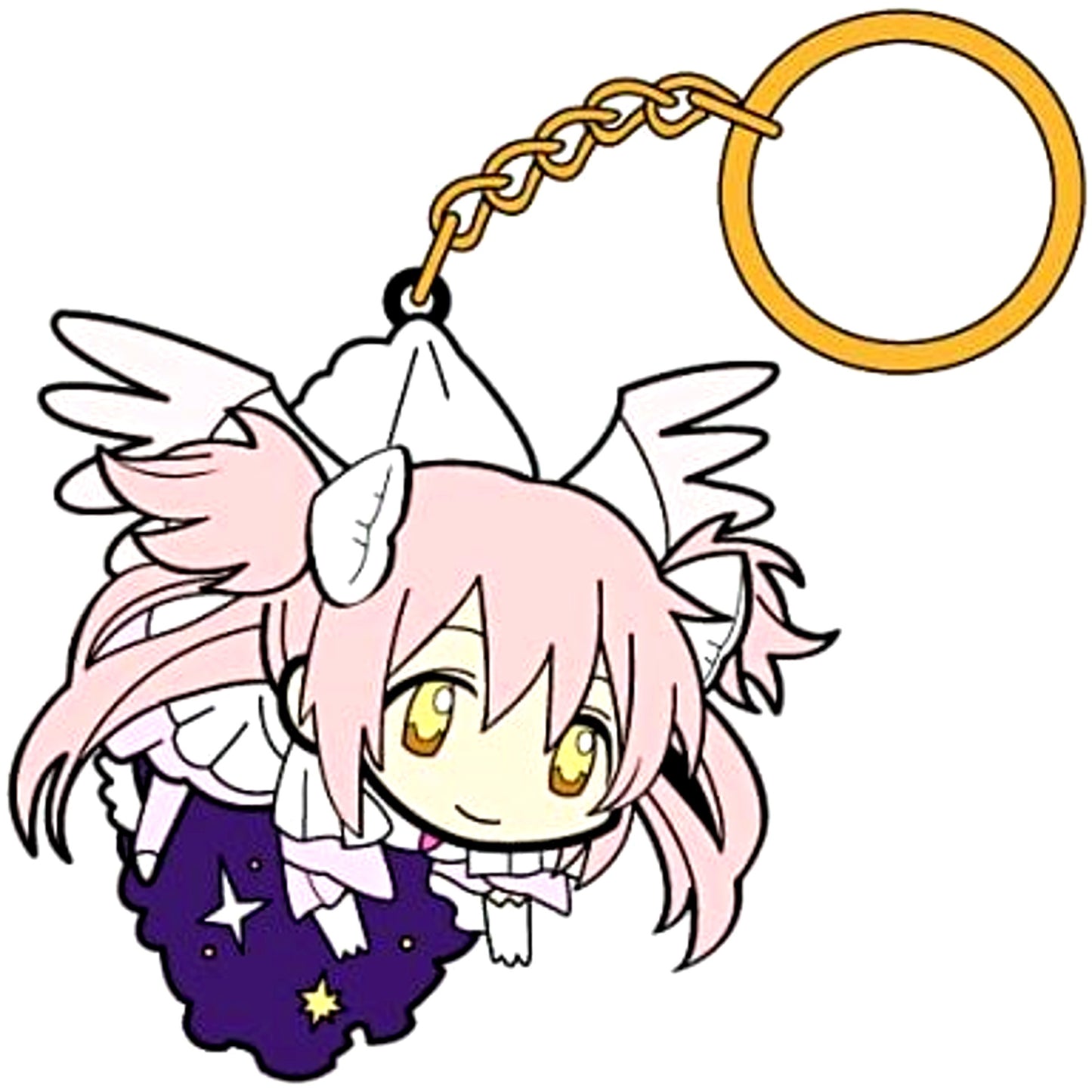 Ultimate Madoka Puella Magi Madoka Magica The Movie Rebellion Tsumamare Keychain [USED]