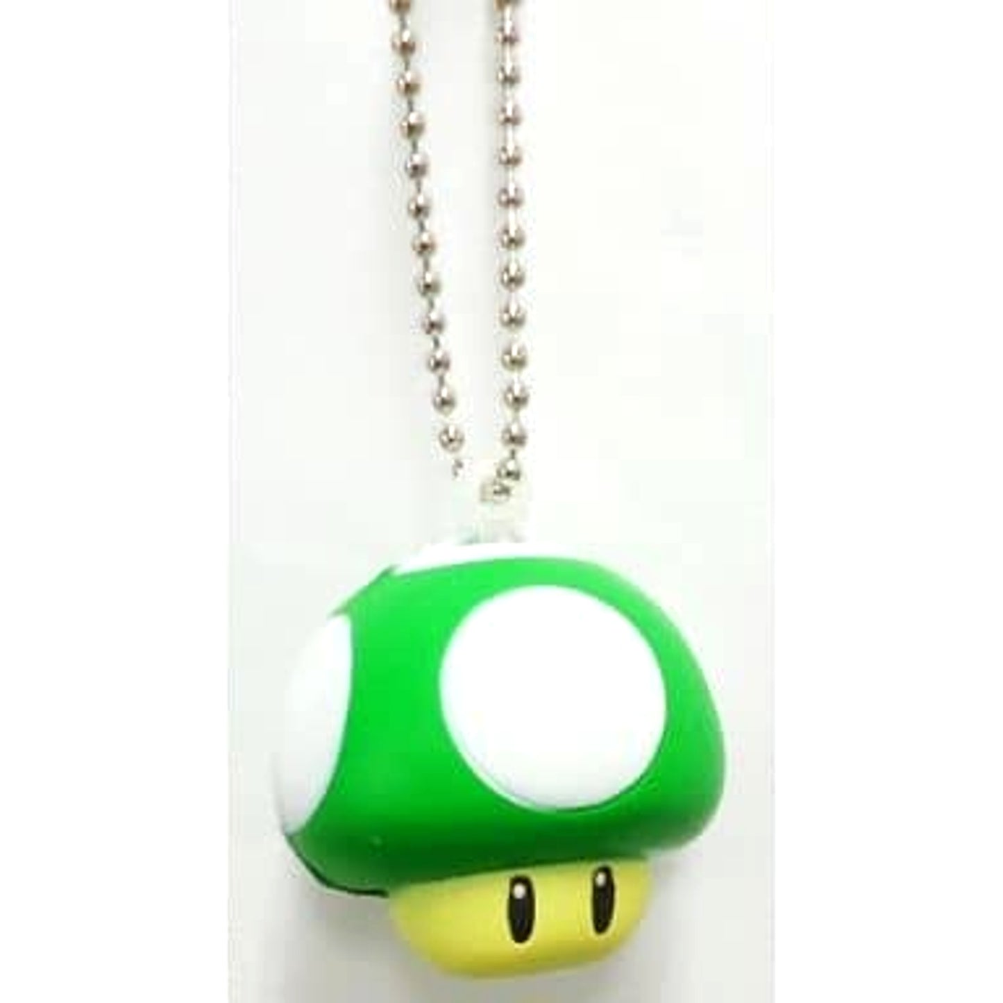 New Super Mario Bros. 1-Up Mushroom Funyu Funyu Mascot Keychains [USED]