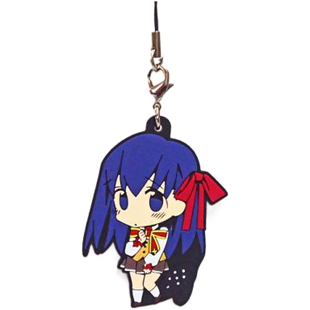Sakura Matou Fate Series Ichiban Kuji 10th Anniversary 1st Edition Type Moon Ace Special Chibi Chuki Rubber Charm Prize F Key Ring [USED]