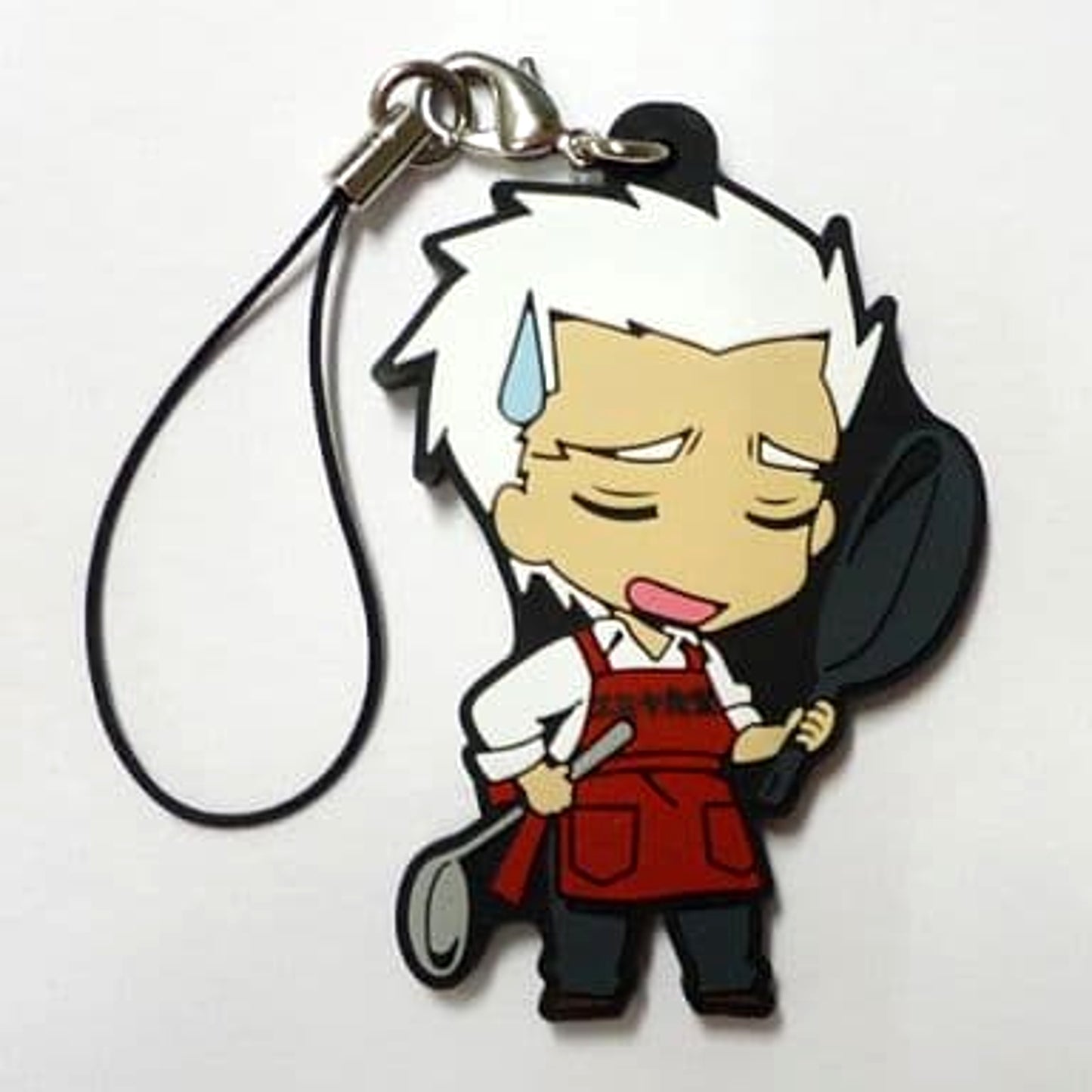 Fate Series Archer Ichiban Kuji 10th Anniversary 1st Edition Type Moon Ace Special Chibichuki Rubber Strap Prize F Keychains [USED]