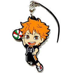 Haikyu!! Shoyo Hinata Ichiban Kuji Karasuno High School Practice Begins!! Rubber Charm Prize E Keychains [USED]