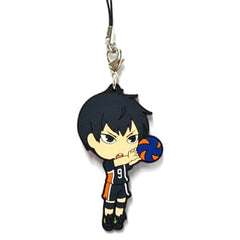 Haikyu!! Tobio Kageyama Ichiban Kuji Karasuno High School Practice Begins!! Rubber Charm Prize E Keychains [USED]