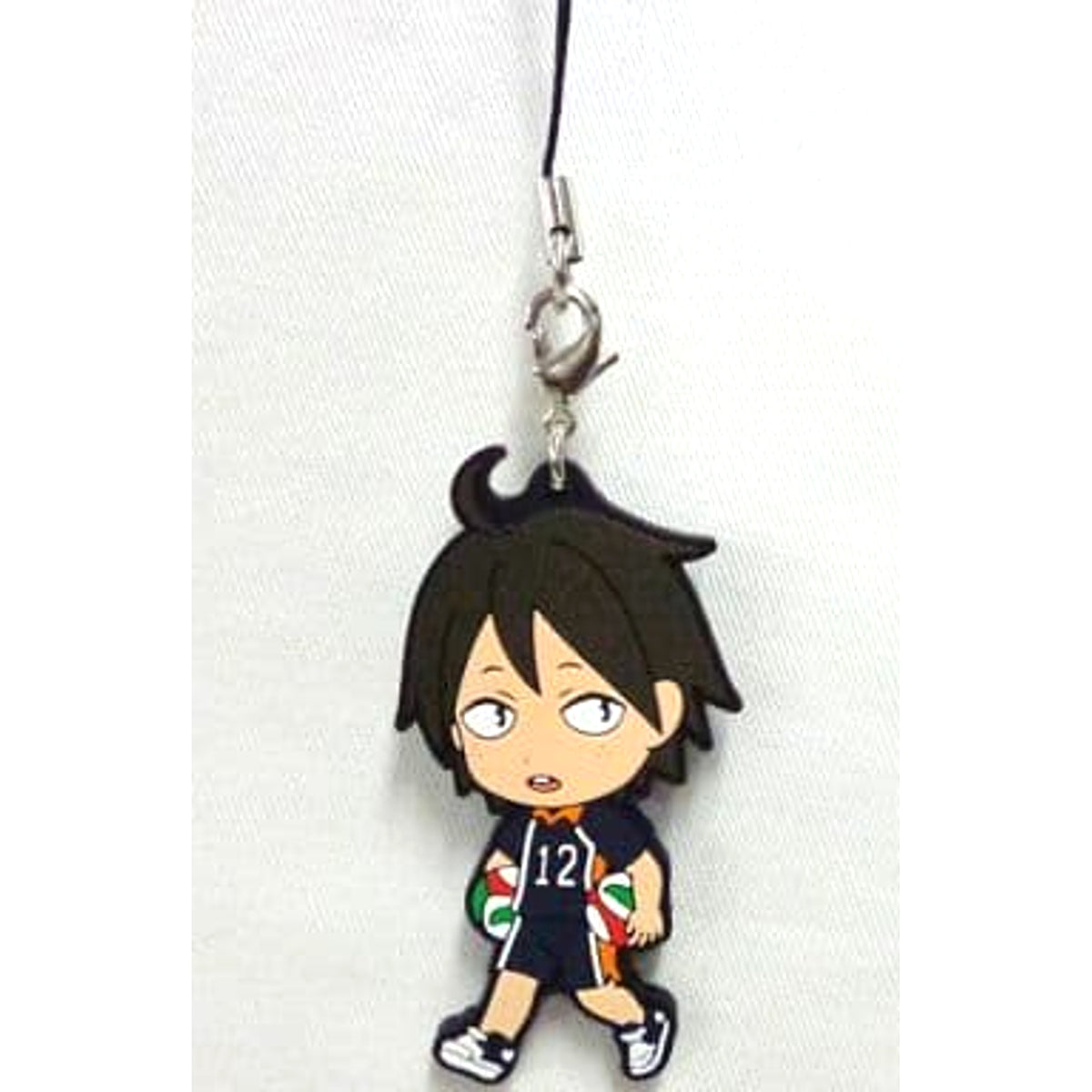 Haikyu!! Tadashi Yamaguchi Ichiban Kuji Karasuno High School Practice Begins!! Rubber Charm Prize E Keychains [USED]