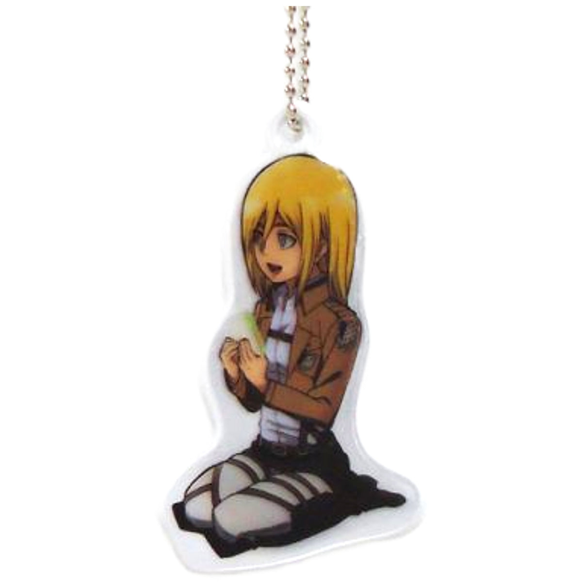 Krista Lenz Attack on Titan Reflector Key Chain 7-Eleven Limited Attack on Titan Campaign Goods Key Chain [USED]