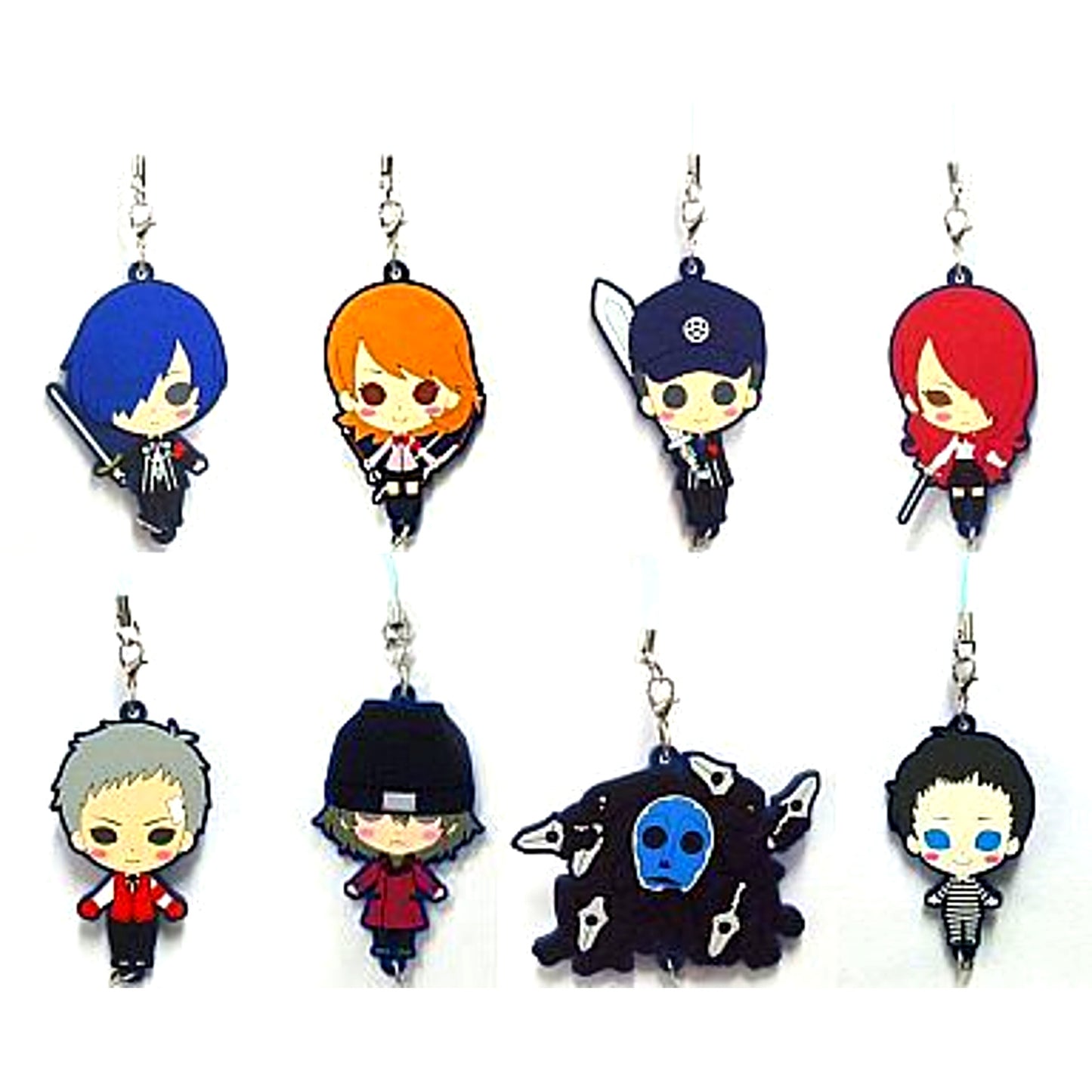 Set of 8 Persona 3 THE MOVIE Rubber Strap Collection [USED]