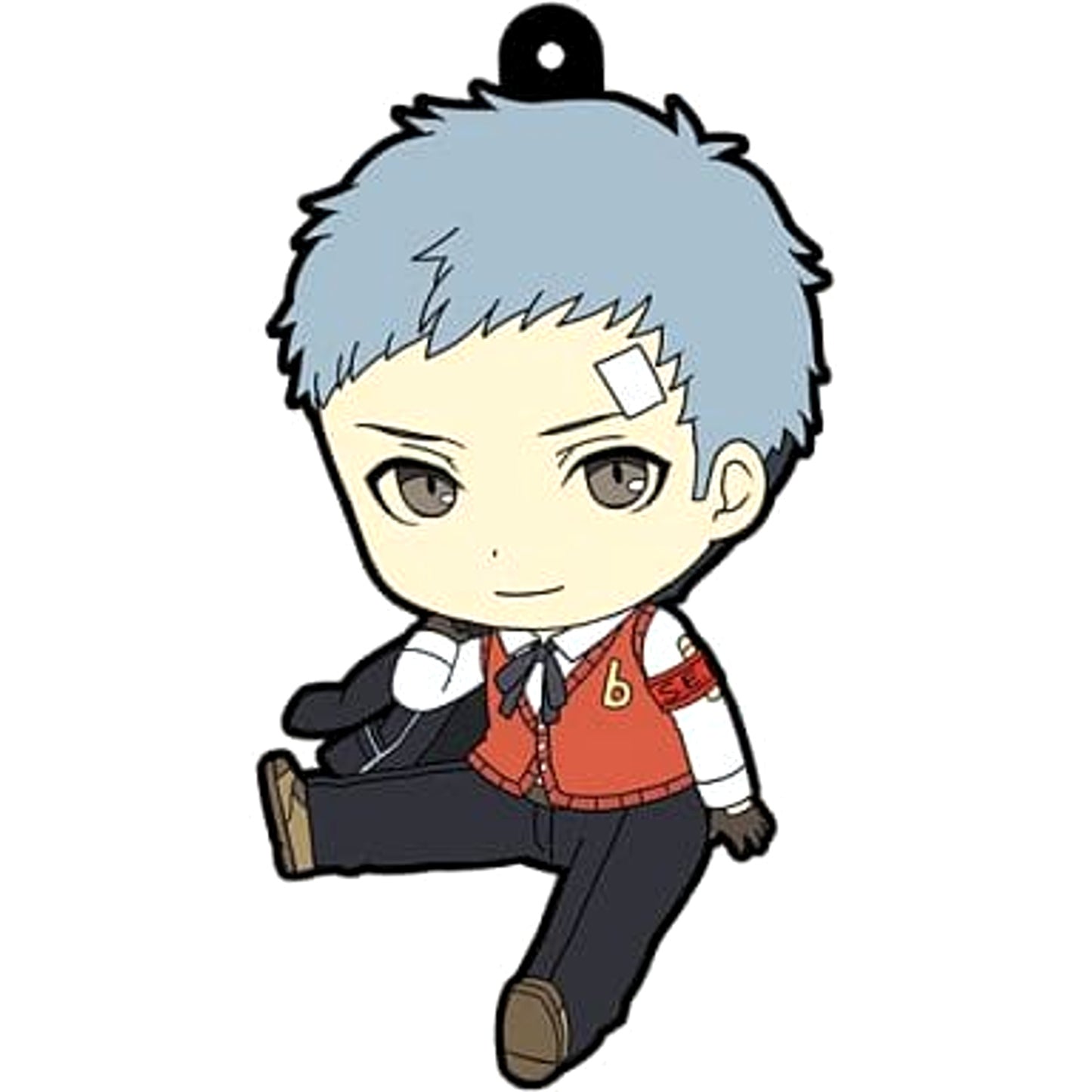 Persona 3 The Movie Akihiko Sanada Petanko Trading Rubber Strap Keychains [USED]