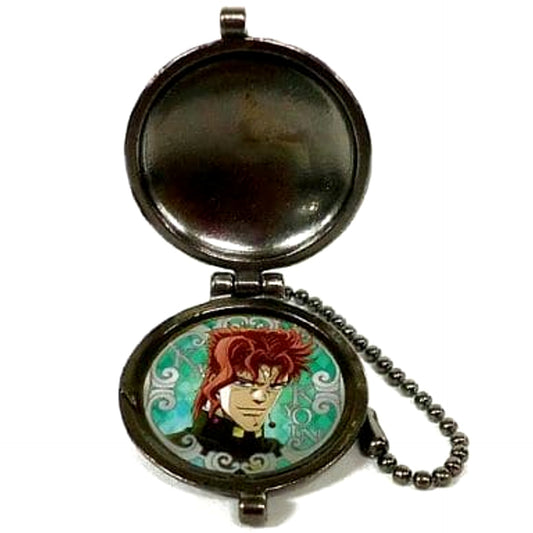 Jojo's Bizarre Adventure Stardust Crusaders Noriaki Kakyoin Antique Metal Plates Keychains [USED]
