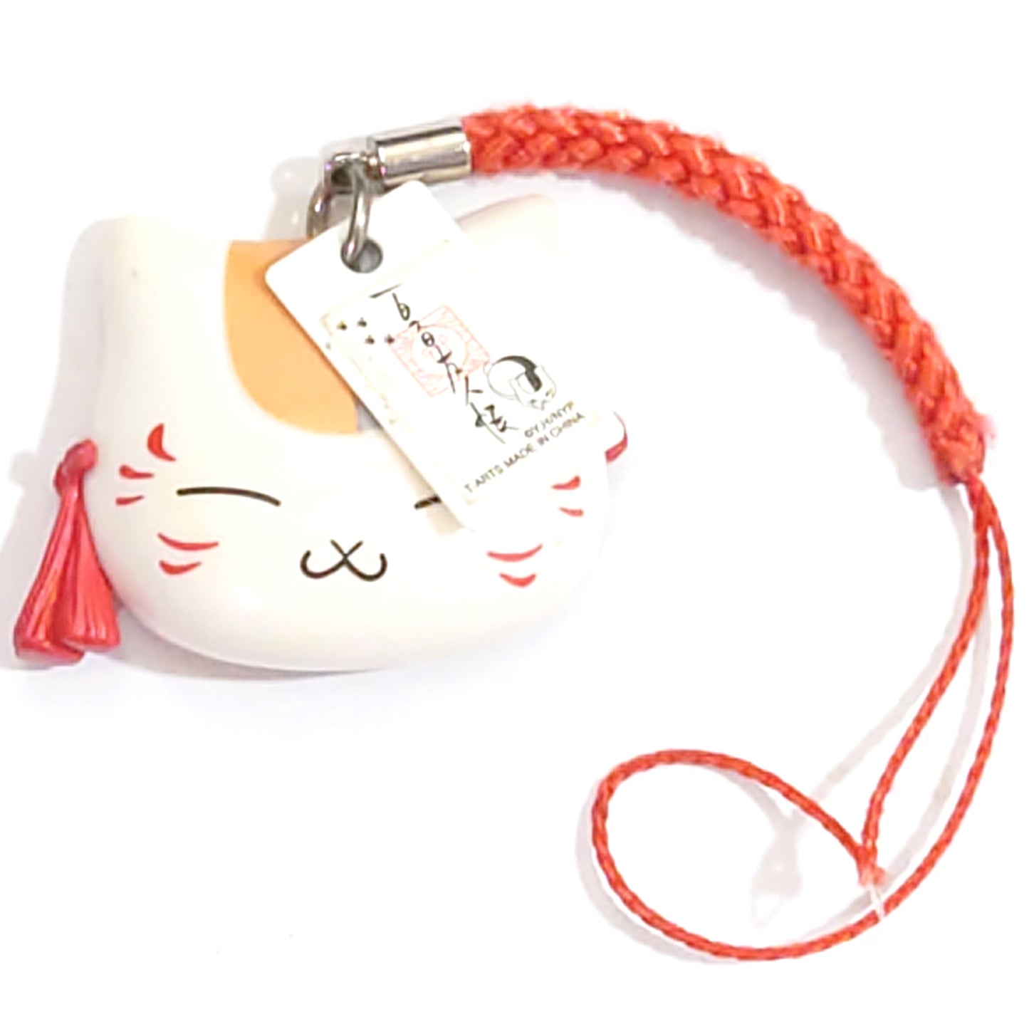 Natsume's Book of Friends Nyanko-sensei Mask Nyanko-sensei Engimono Collection Keychains [USED]