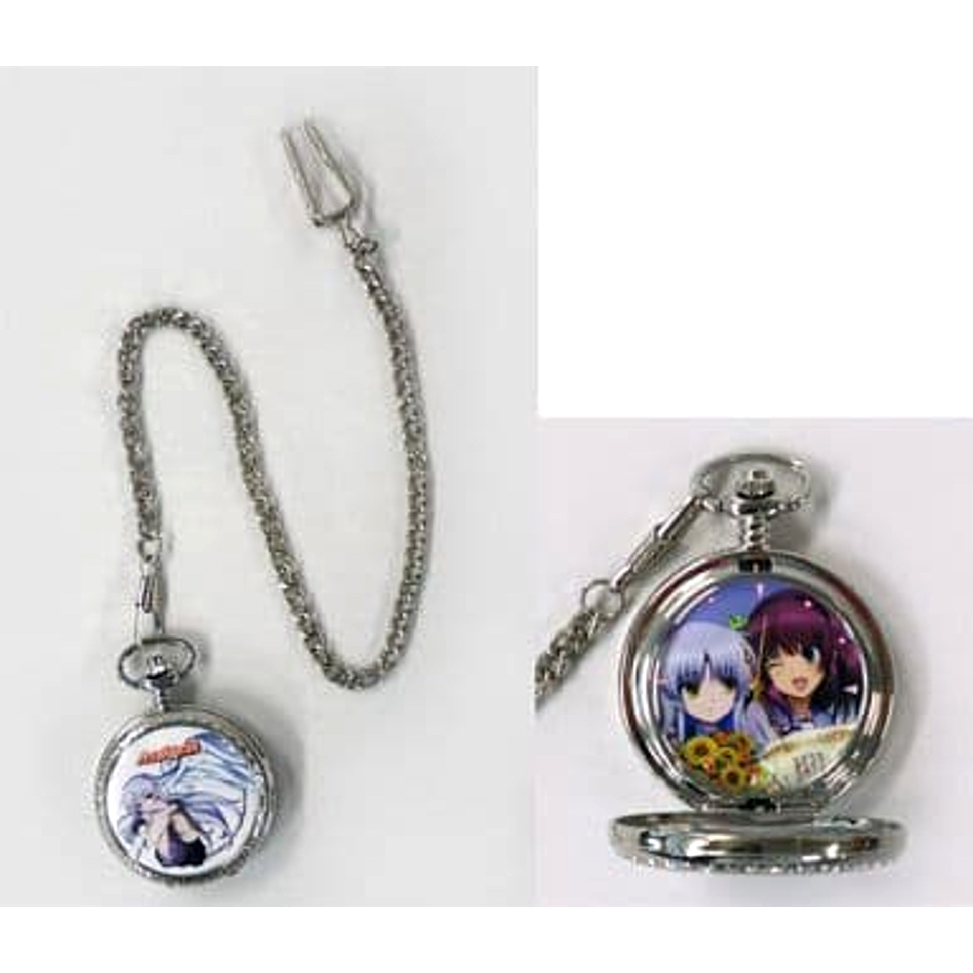 Angel Beats Kanade Tachibana Tenshi Angel Wings Sitting Pose Pocket Watch Akihabara Limited [USED]