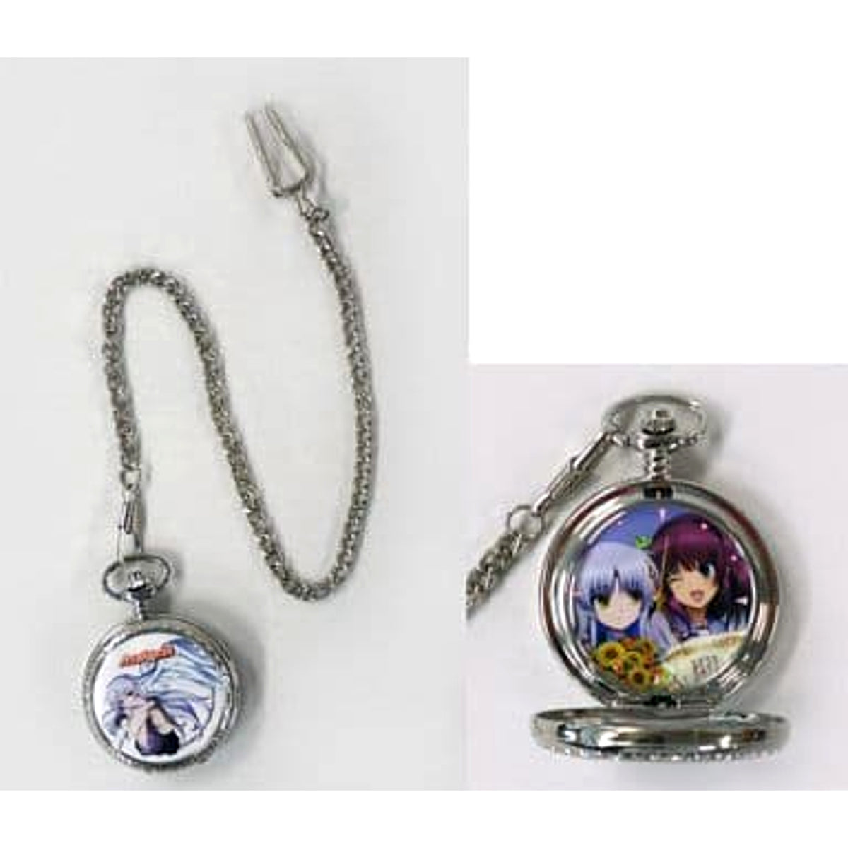 Angel Beats Kanade Tachibana Tenshi Angel Wings Sitting Pose Pocket Watch Akihabara Limited [USED]