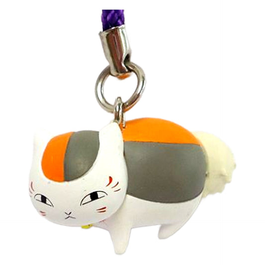 Nyanko-sensei Is Something Wrong? Natsume's Book of Friends Nyanko-sensei Tsurezure Netsuke Strap Part4 Key Chain [USED]