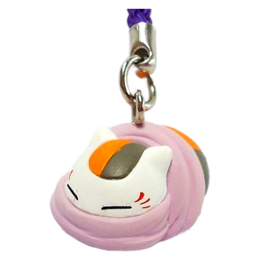 Nyanko-sensei My Paws Are Freezing Natsume's Book of Friends Nyanko-sensei Tsurezure Netsuke Strap Part4 Key Chain [USED]