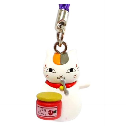 Nyanko-sensei I Also Like Jam Natsume's Book of Friends Nyanko-sensei Tsurezure Netsuke Strap Part4 Key Chain [USED]