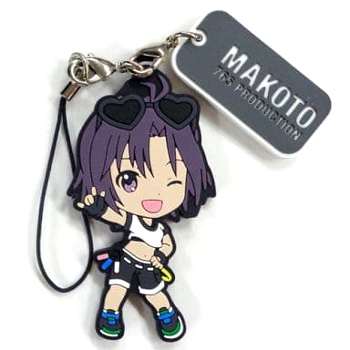 THE IDOLM@STER Makoto Kikuchi Ichiban Kuji Premium Part 3 Rubber Charm Prize H [USED]
