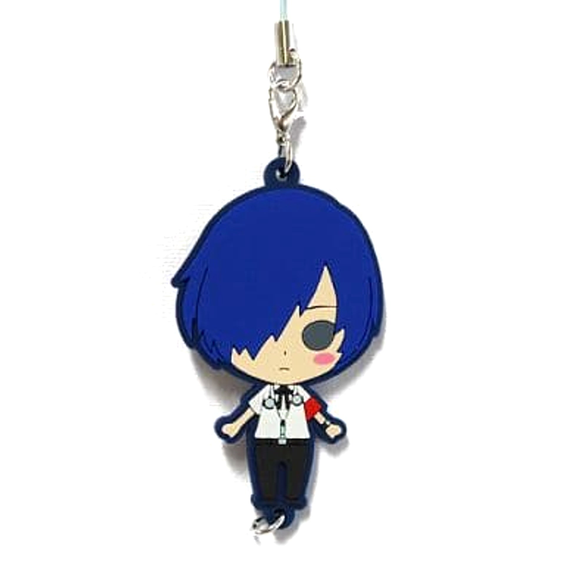 Persona 3 The Movie: #2 Midsummer Knight's Dream Makoto Yuki 1 Commu Rubber Rubber Strap Collection Side M Keychains [USED]